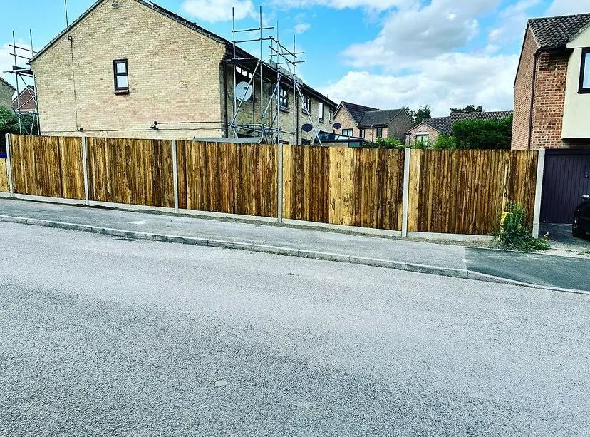 Garden fencing project completed in Guildford