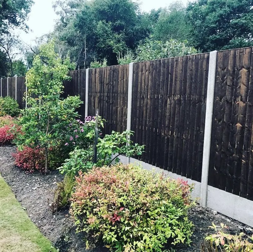 Fence panel replacement in a small back garden